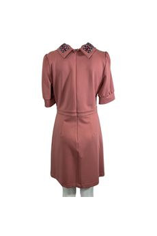 POWDER PINK COLLAR DRESS DENNY ROSE A/I DENNY ROSE | 221TD100043466